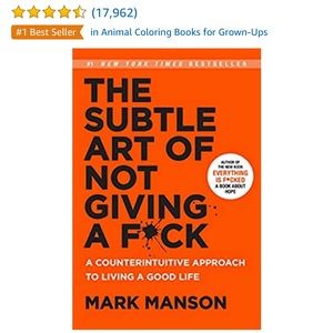 The Subtle art of not giving a fck